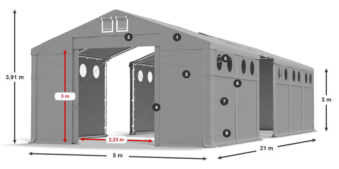 MFRO 620 PVC Legenda 3m