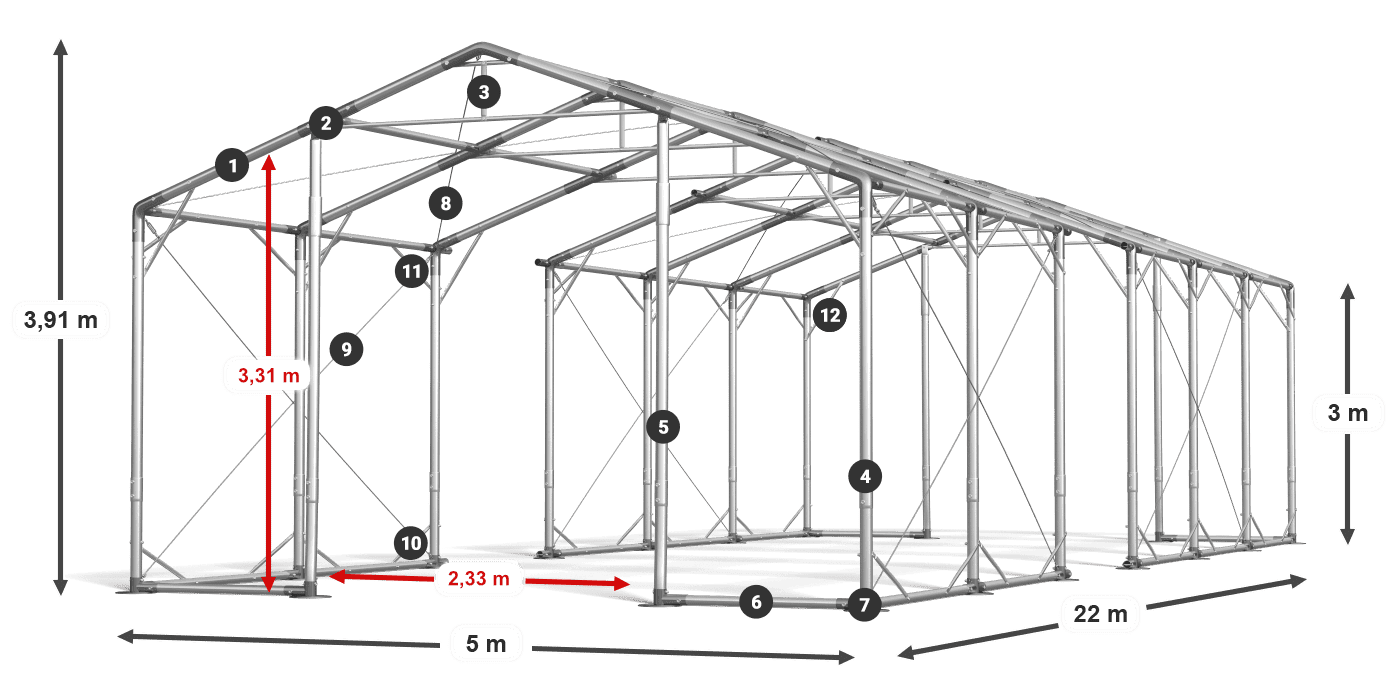 POLAR legenda 2,5 m-4 m