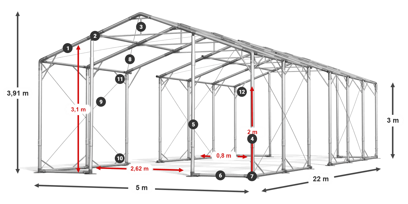 POLAR legenda 2,5 m-4 m
