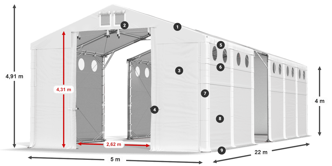 MFRO 620 PVC legenda 4m