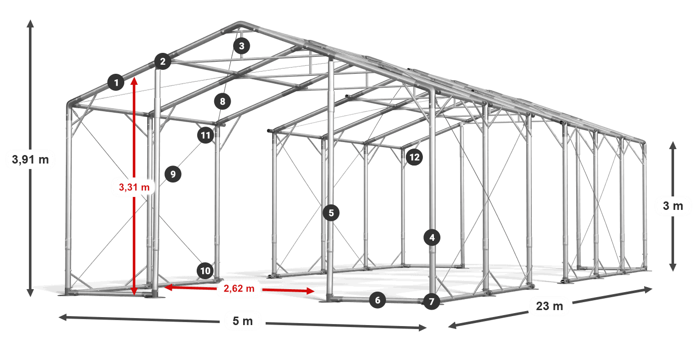 POLAR legenda 2,5 m-4 m