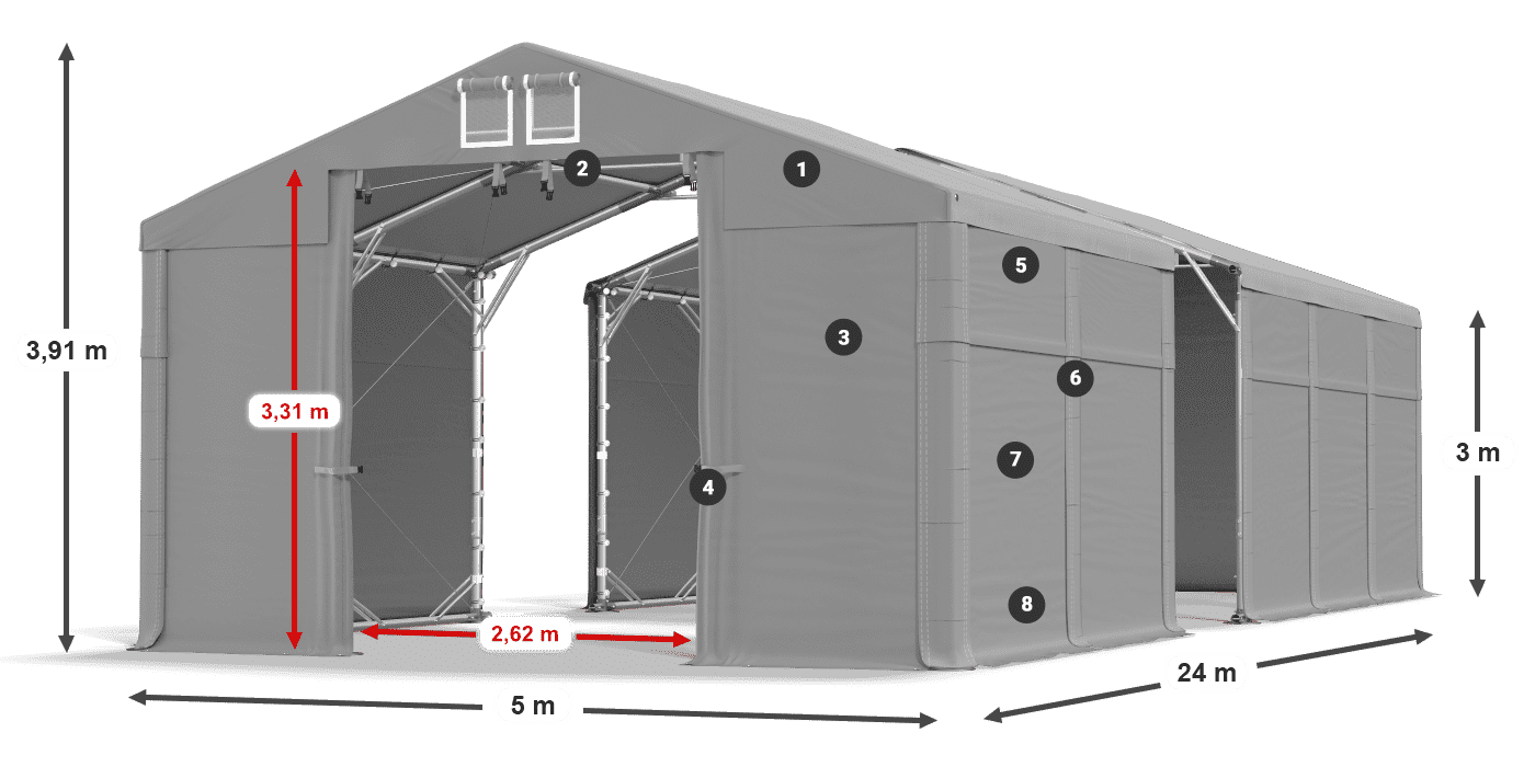MFR 620 PVC Legenda 3m
