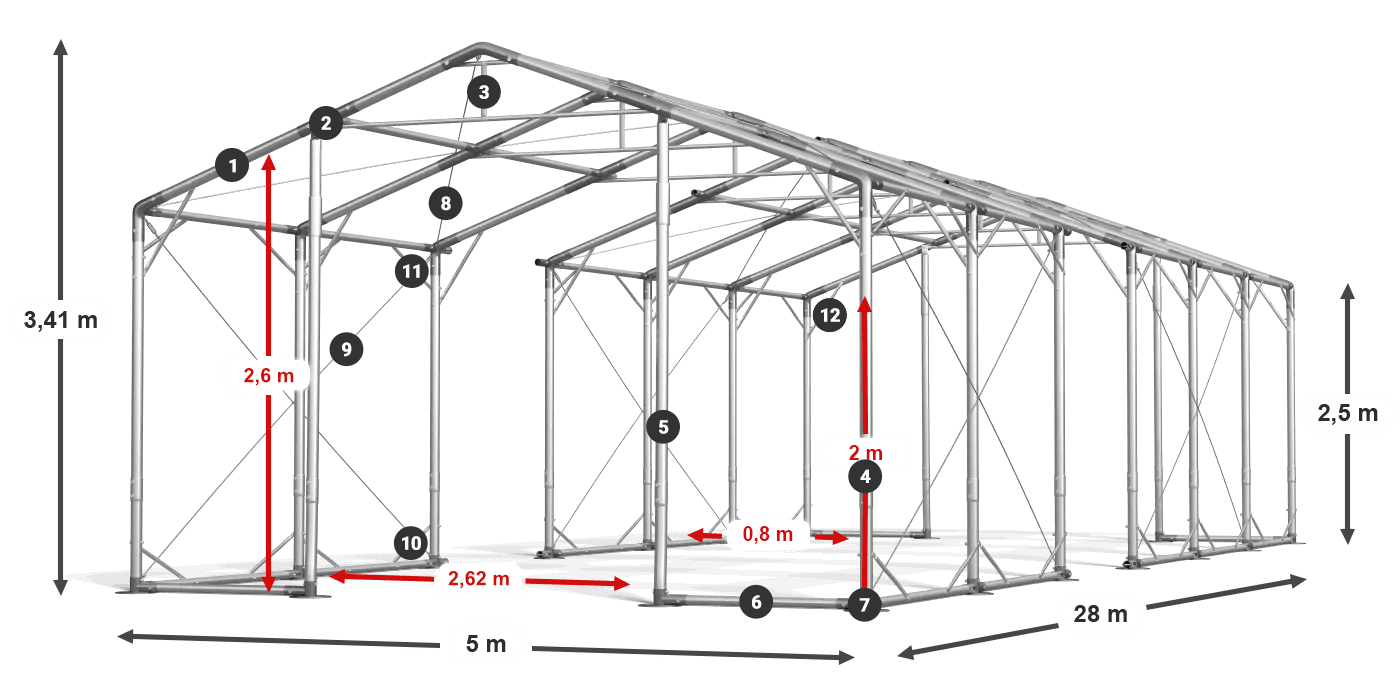 POLAR legenda 2,5 m-4 m