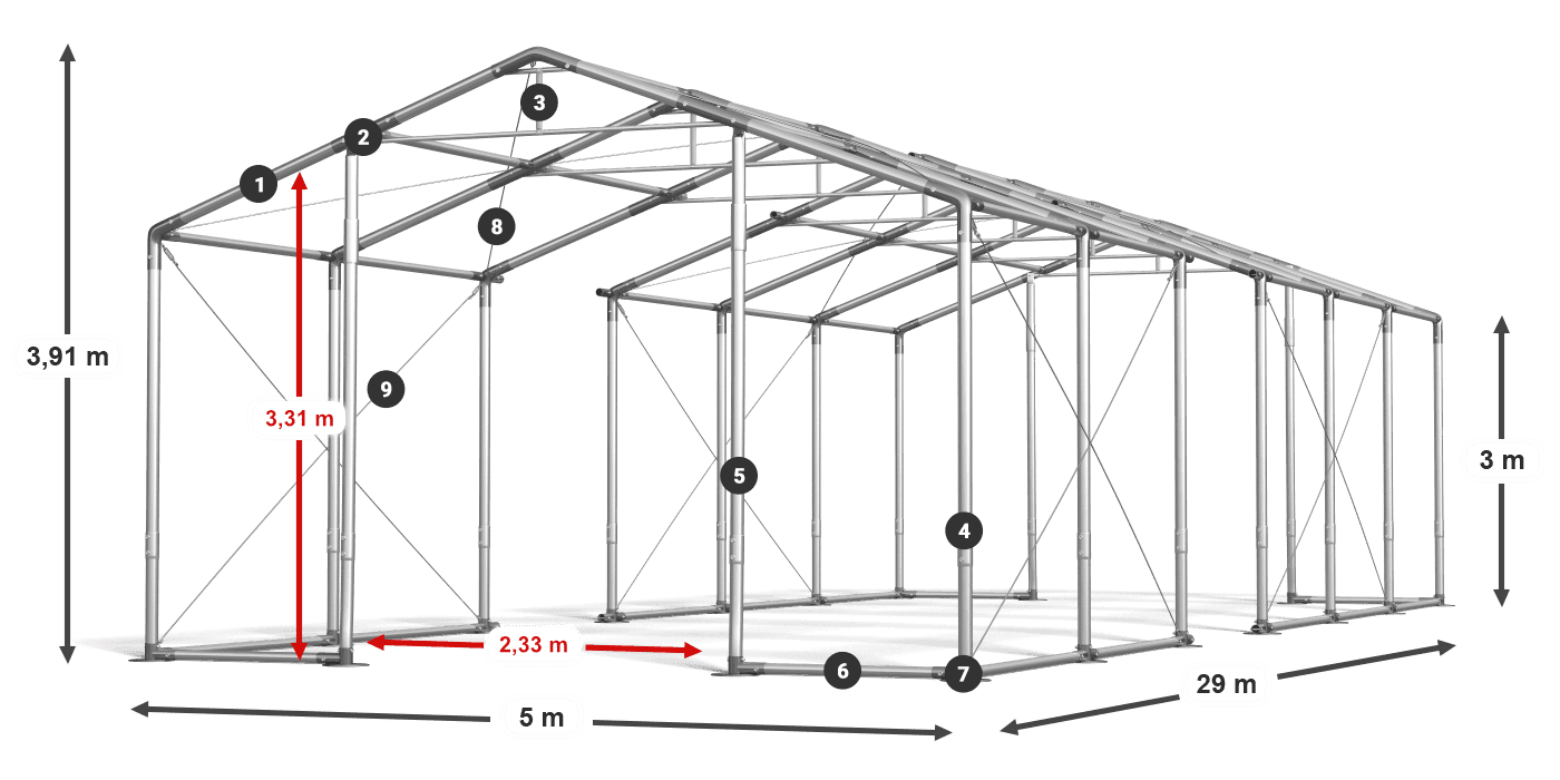 WINTER PLUS legenda 2,5 m-4 m