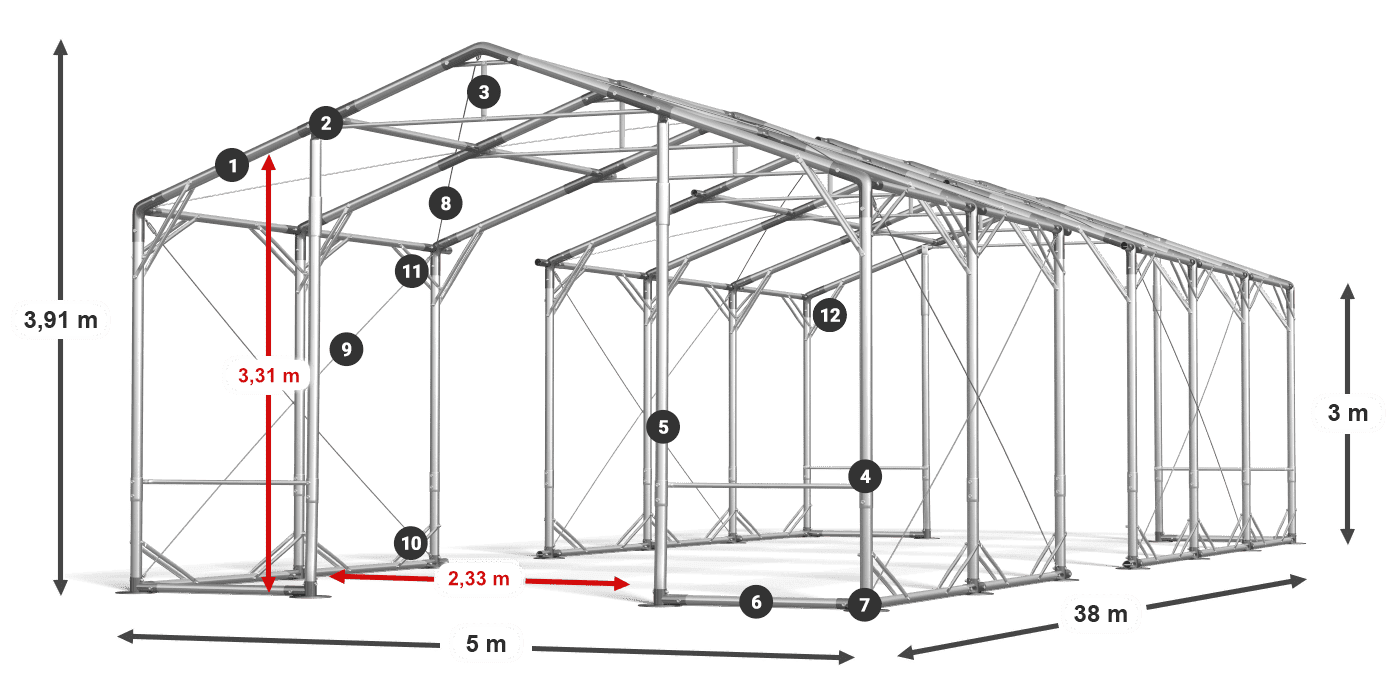POLAR PLUS legenda 2,5 m-4 m