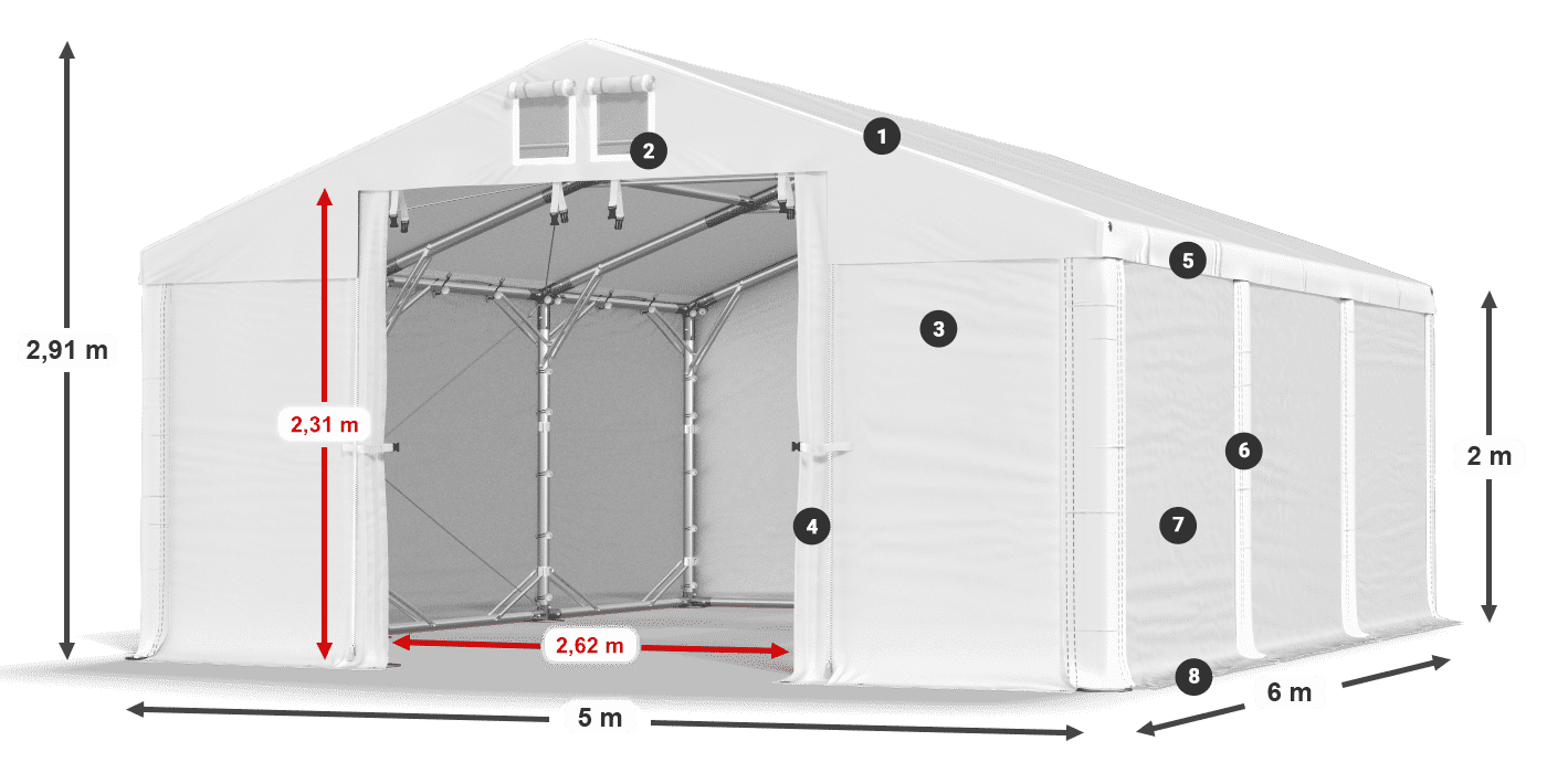 MFR 620 PVC Legenda 2m