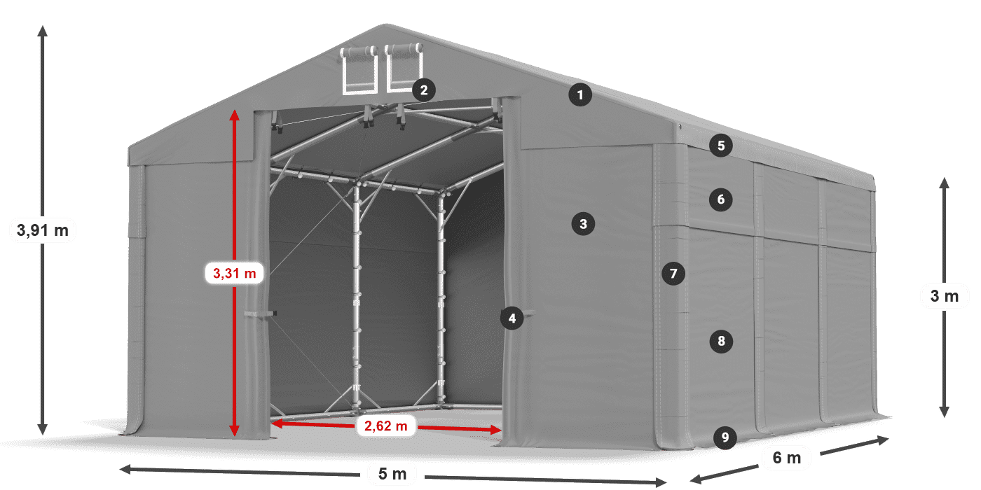 MFR 620 PVC Legenda 3m