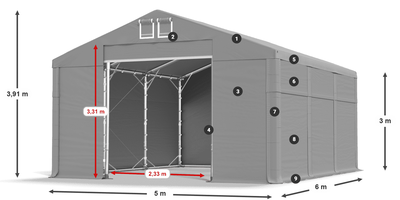 MFR 620 PVC Legenda 3m