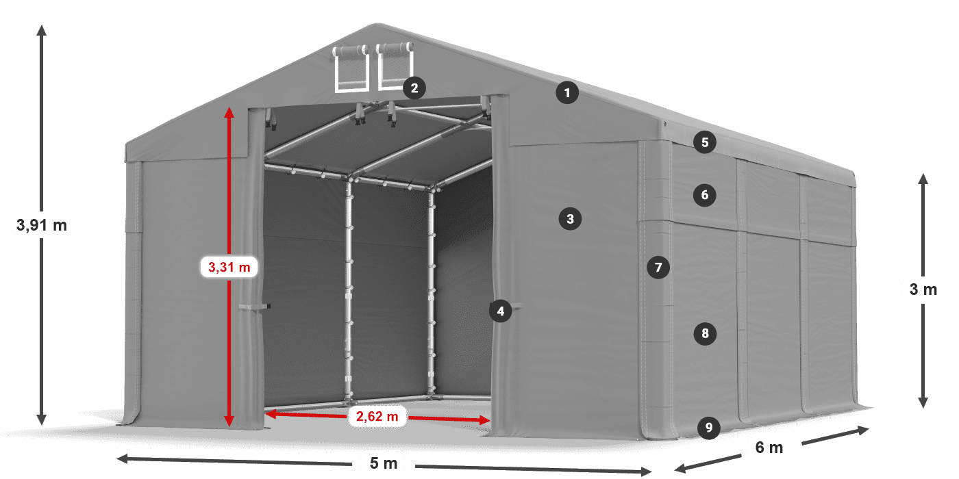 MFR 620 PVC Legenda 3m