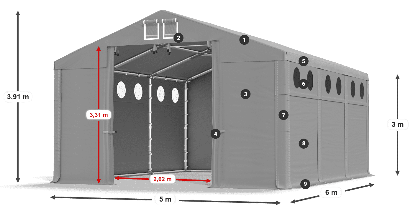 MMSO 580 PVC Legenda 3m