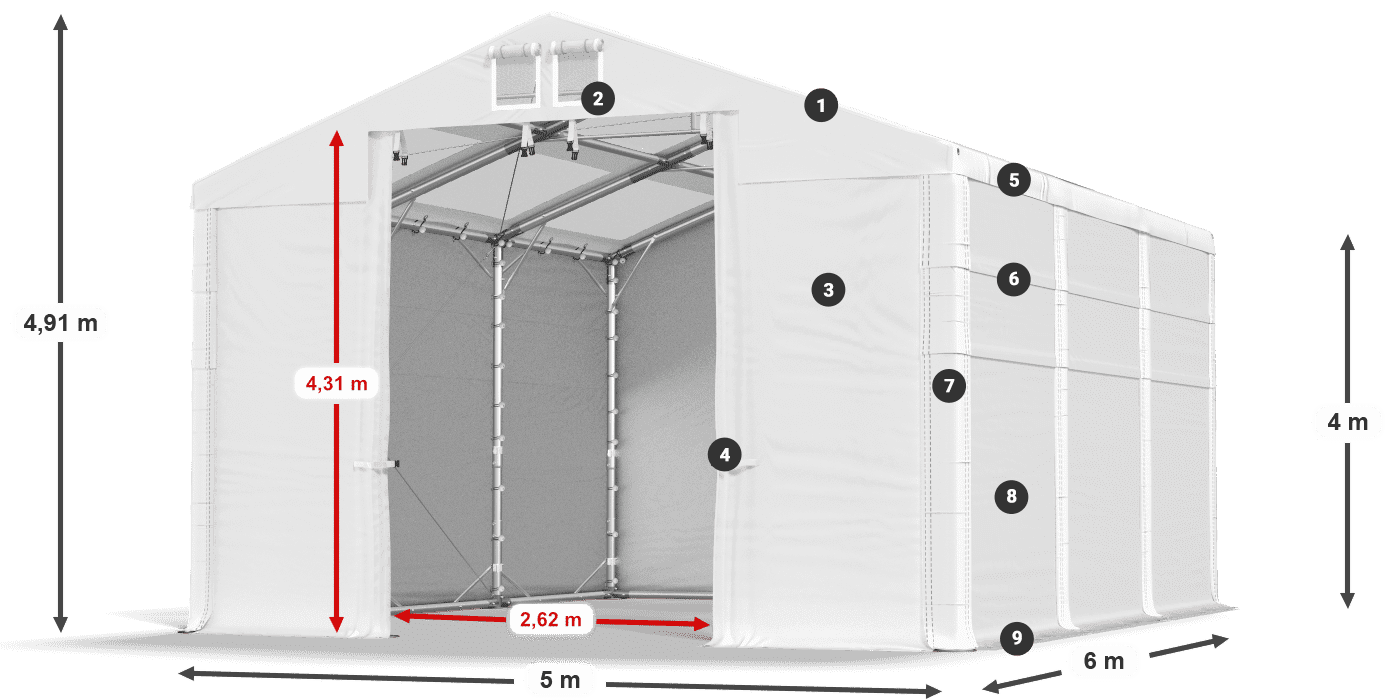 MMST 580 PVC legenda 4m