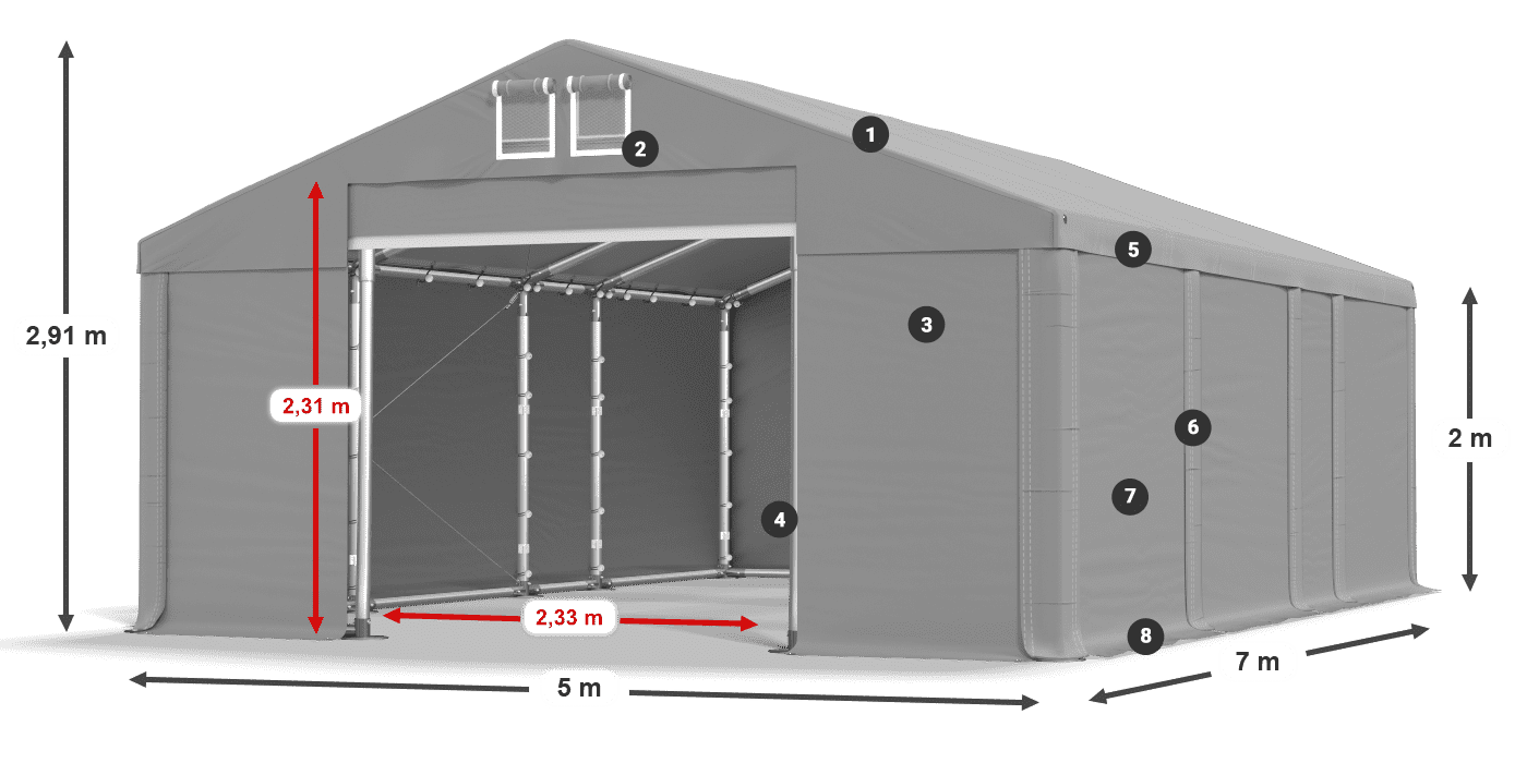 MFR 620 PVC Legenda 2m
