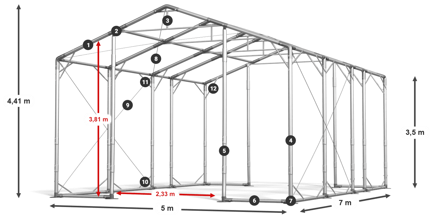 POLAR legenda 2,5 m-4 m