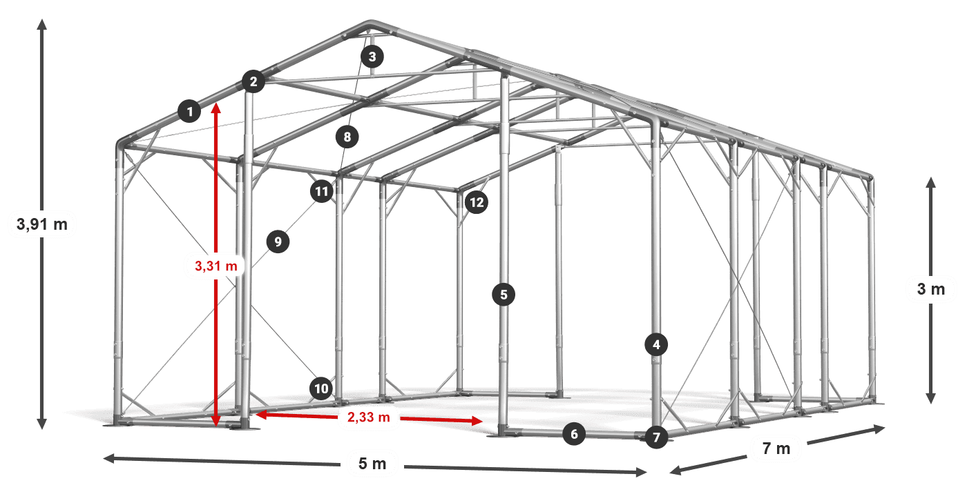 POLAR legenda 2,5 m-4 m