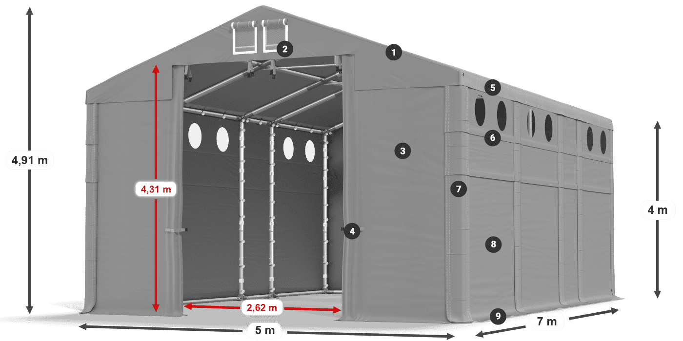 MFRO 620 PVC legenda 4m