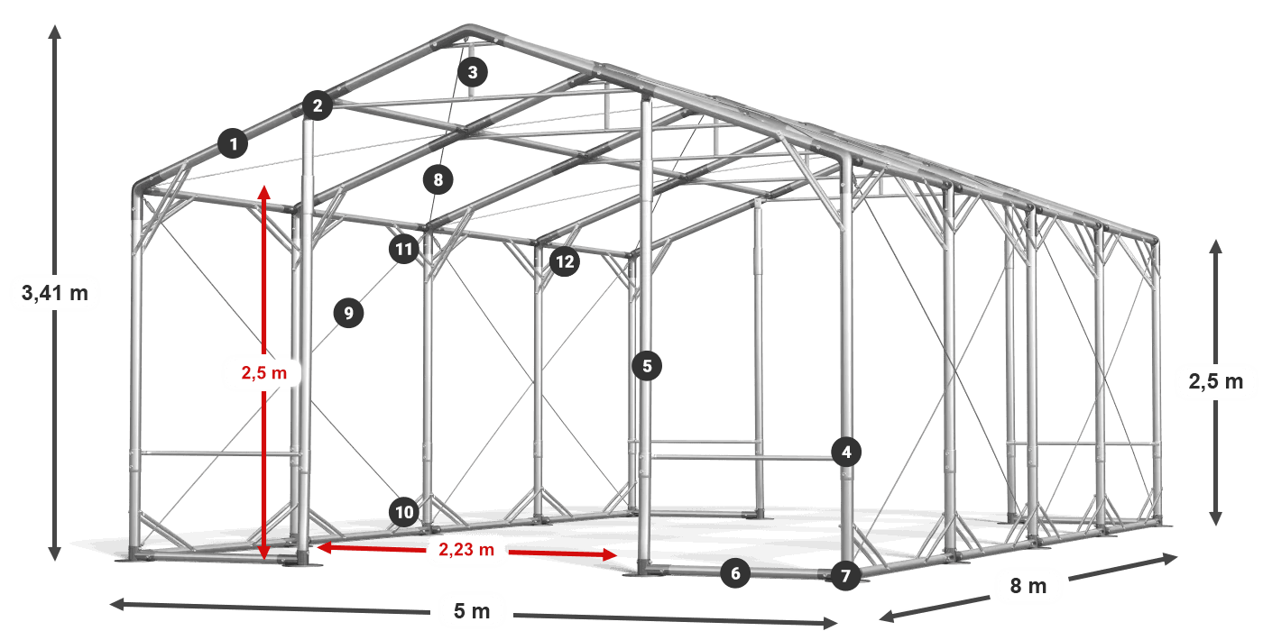 POLAR PLUS legenda 2,5 m-4 m