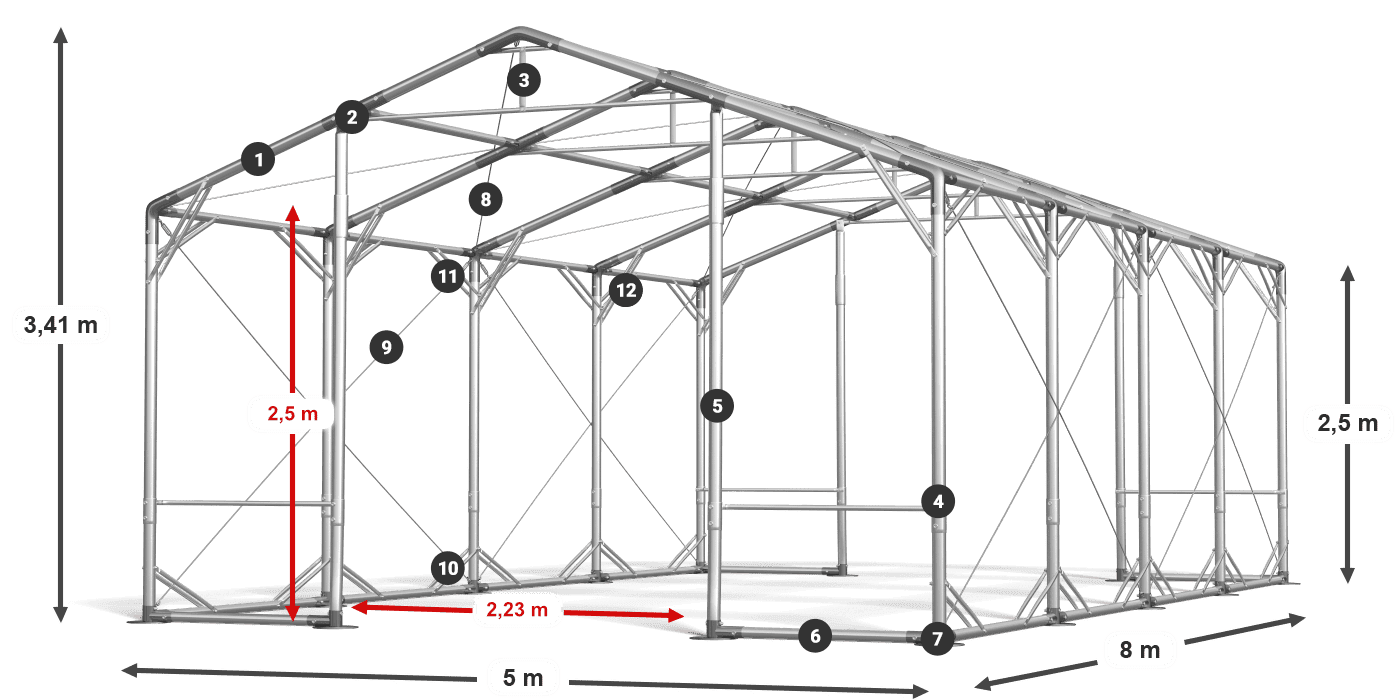 POLAR PLUS legenda 2,5 m-4 m