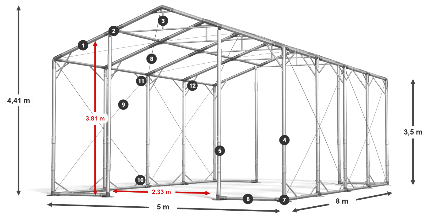 POLAR legenda 2,5 m-4 m