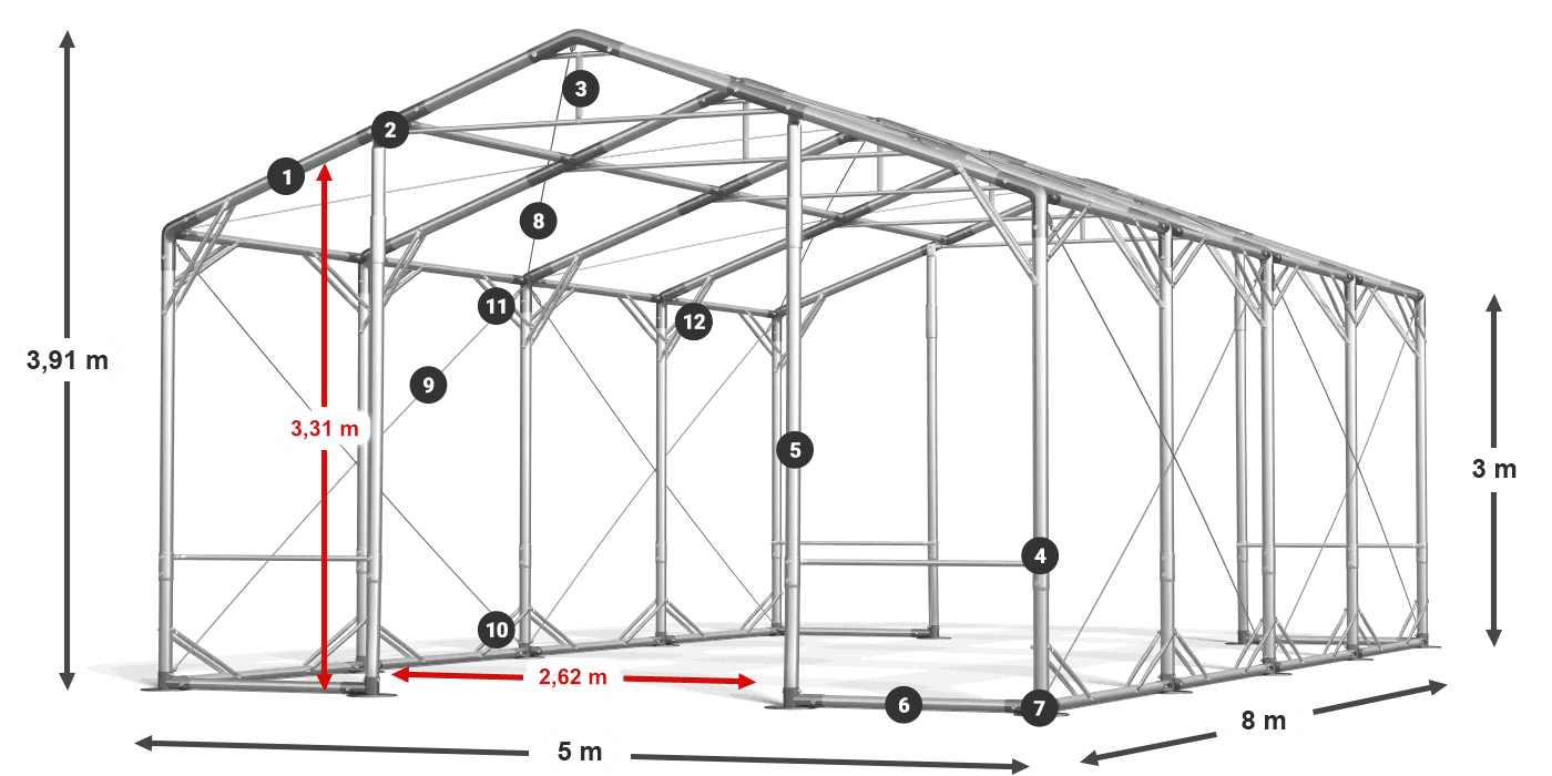 POLAR PLUS legenda 2,5 m-4 m