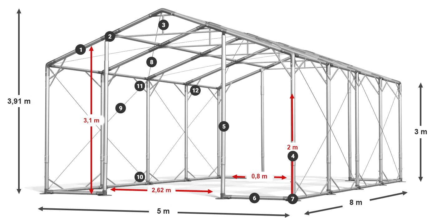 POLAR legenda 2,5 m-4 m