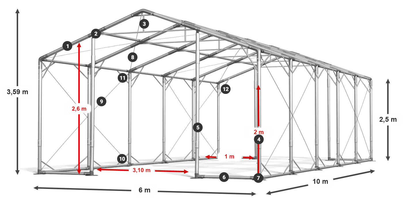 POLAR legenda 2,5 m-4 m