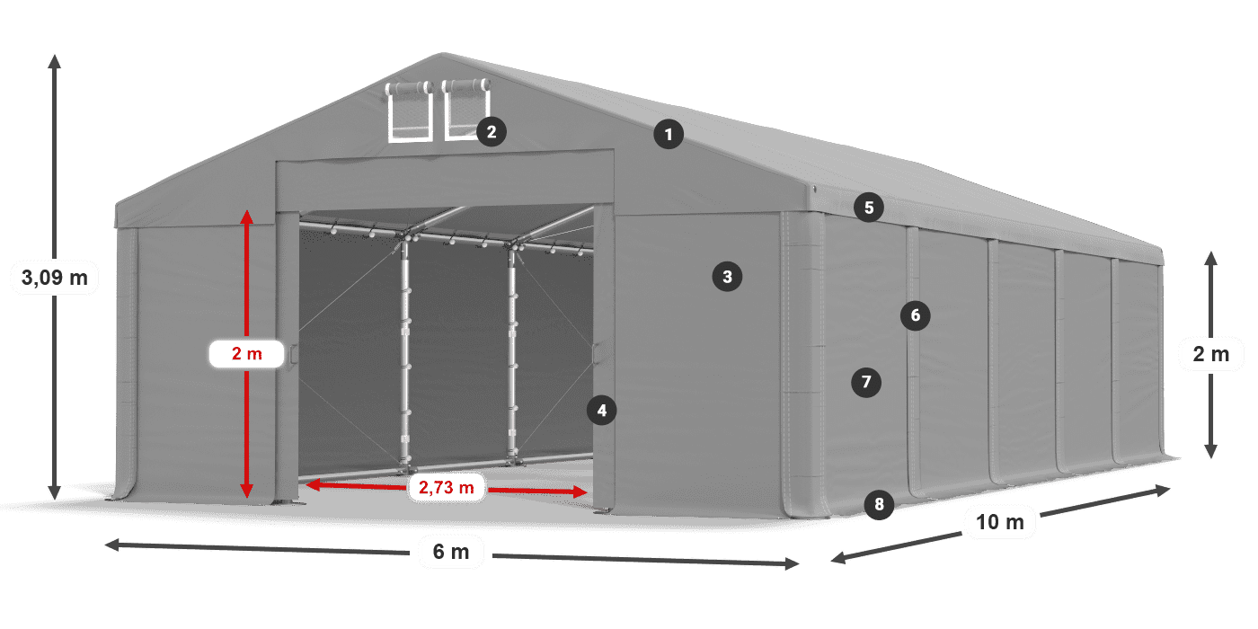 MFR 620 PVC Legenda 2m
