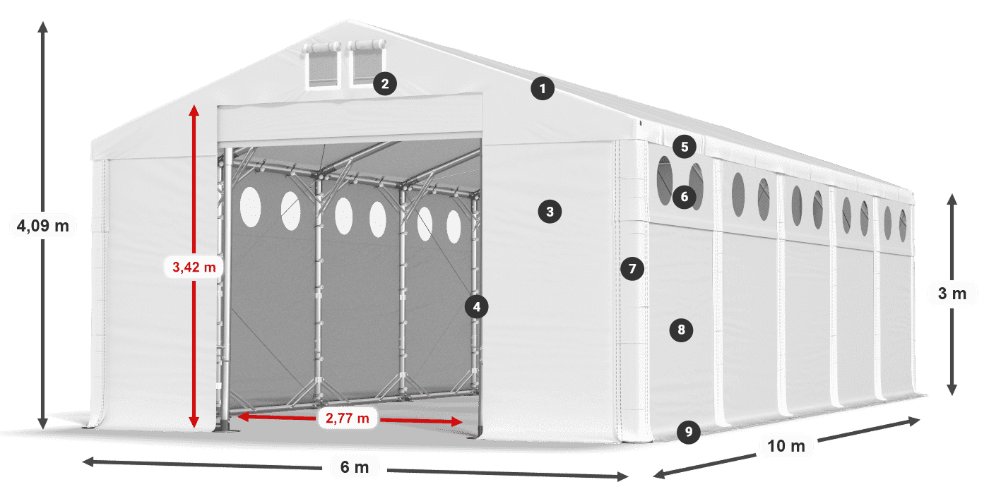 MFRO 620 PVC Legenda 3m