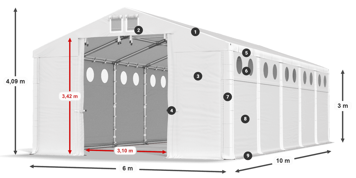 MFRO 620 PVC Legenda 3m