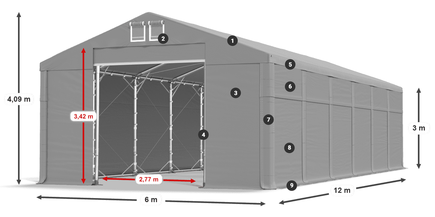 MFR 620 PVC Legenda 3m
