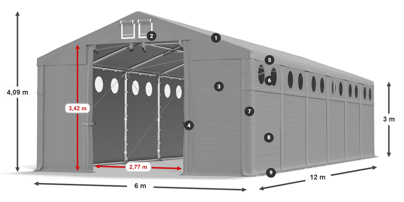 MFRO 620 PVC Legenda 3m
