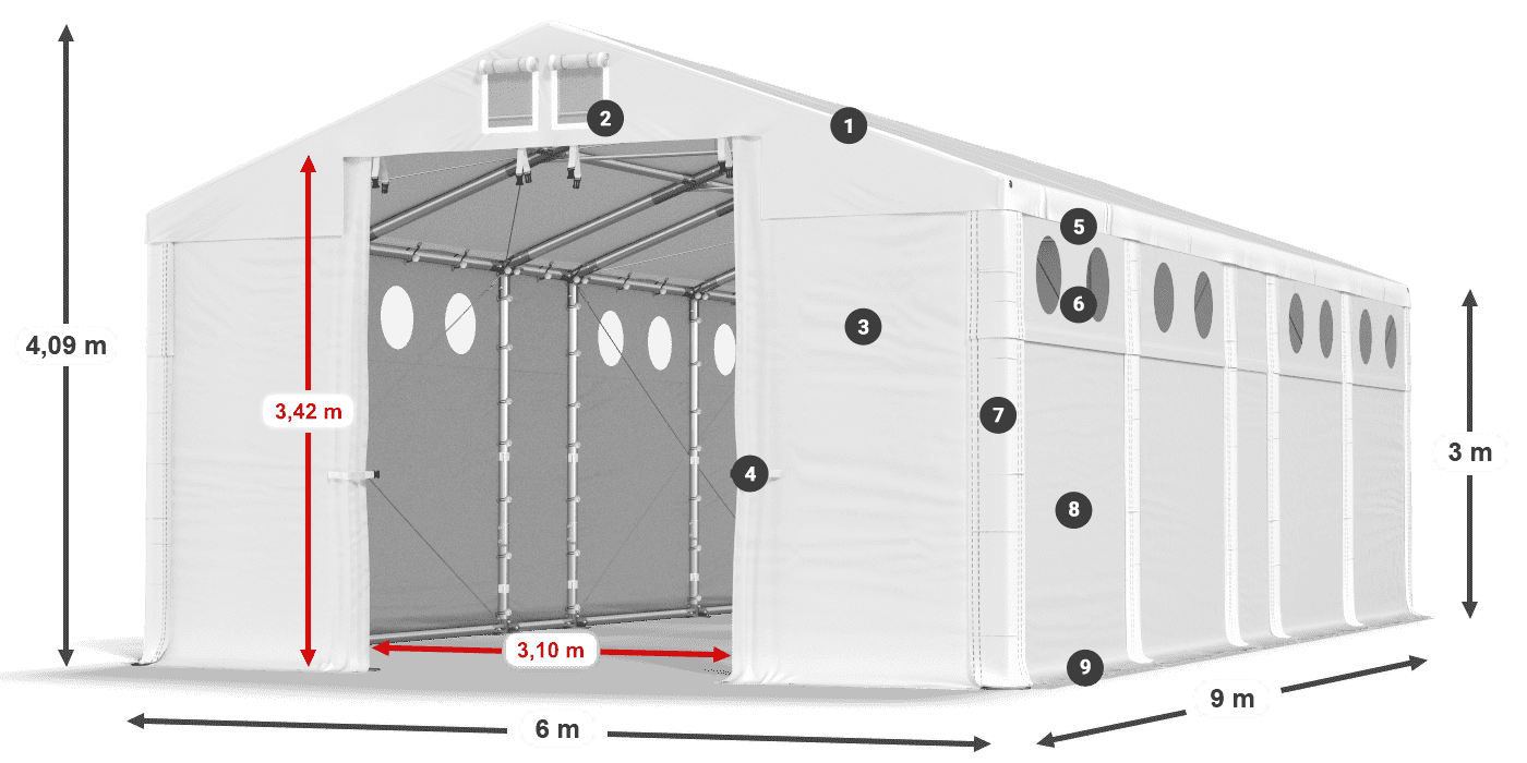 MFRO 620 PVC Legenda 3m