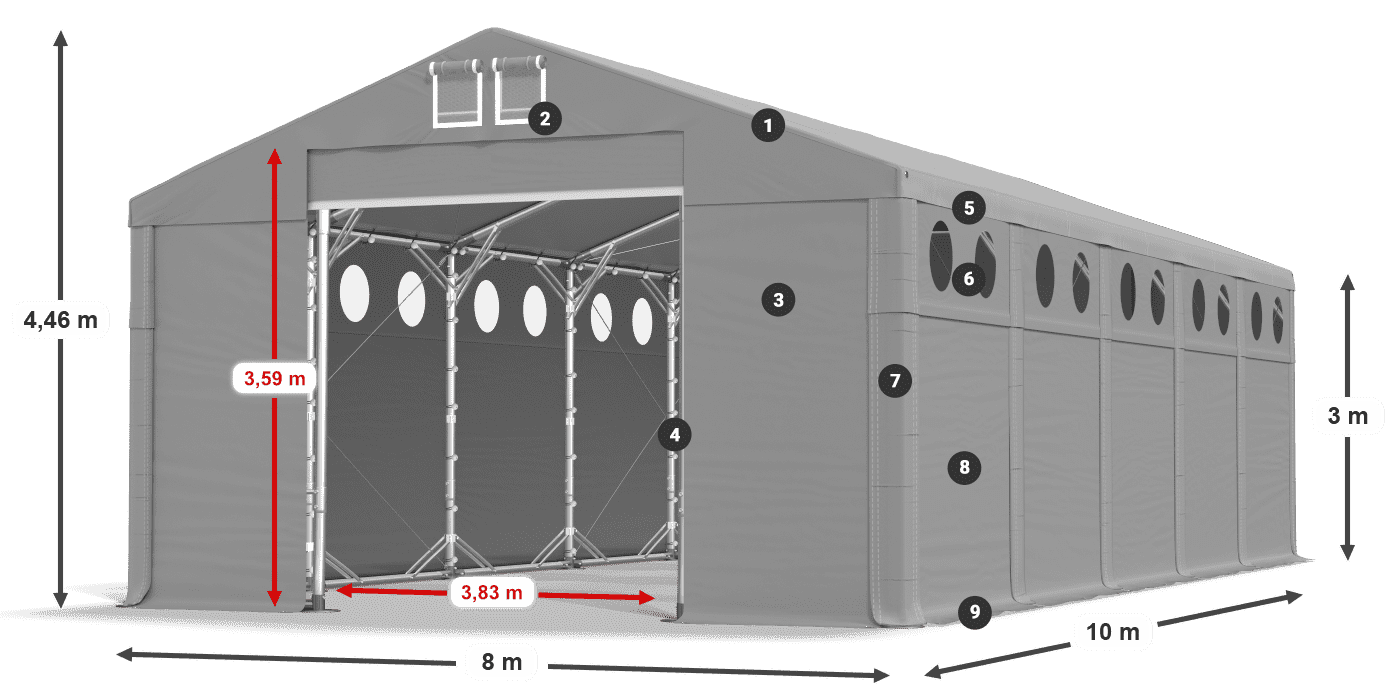 MFRO 620 PVC Legenda 3m