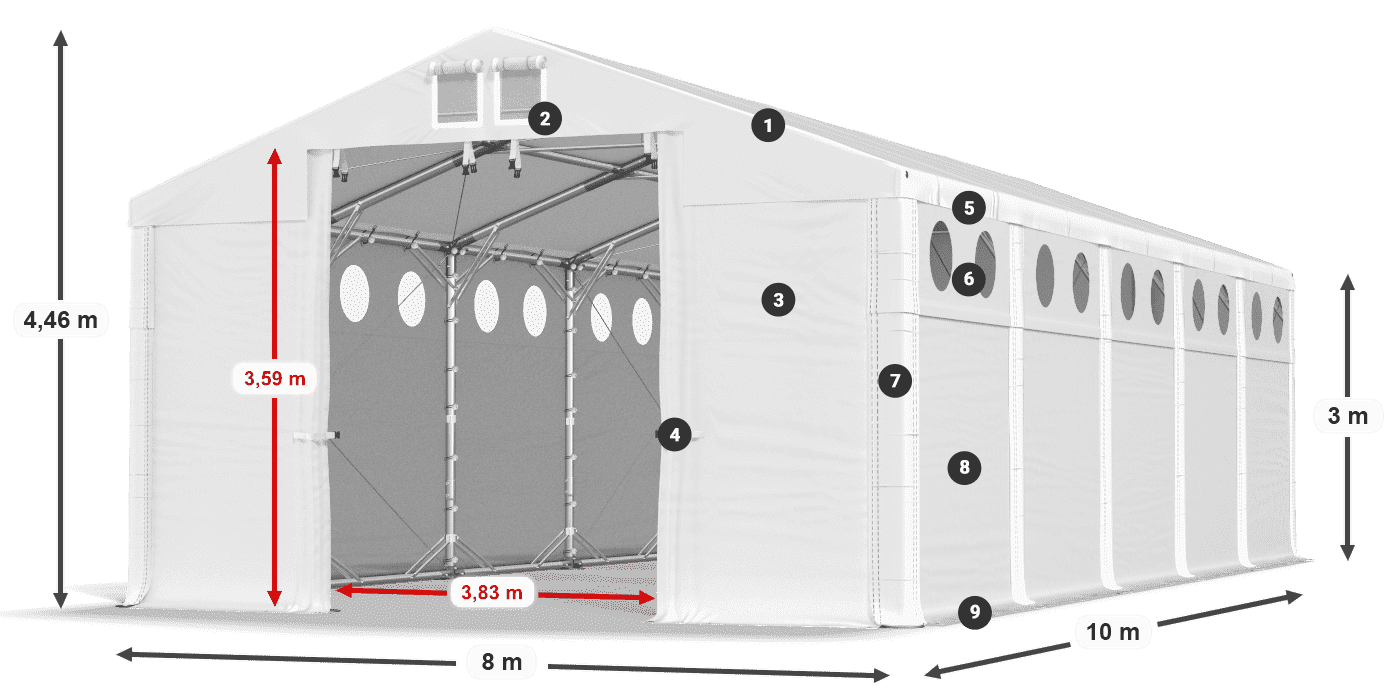 MMSO 580 PVC Legenda 3m