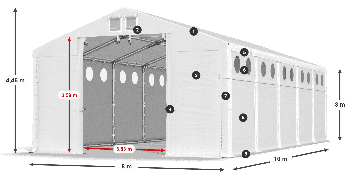MMSO 580 PVC Legenda 3m