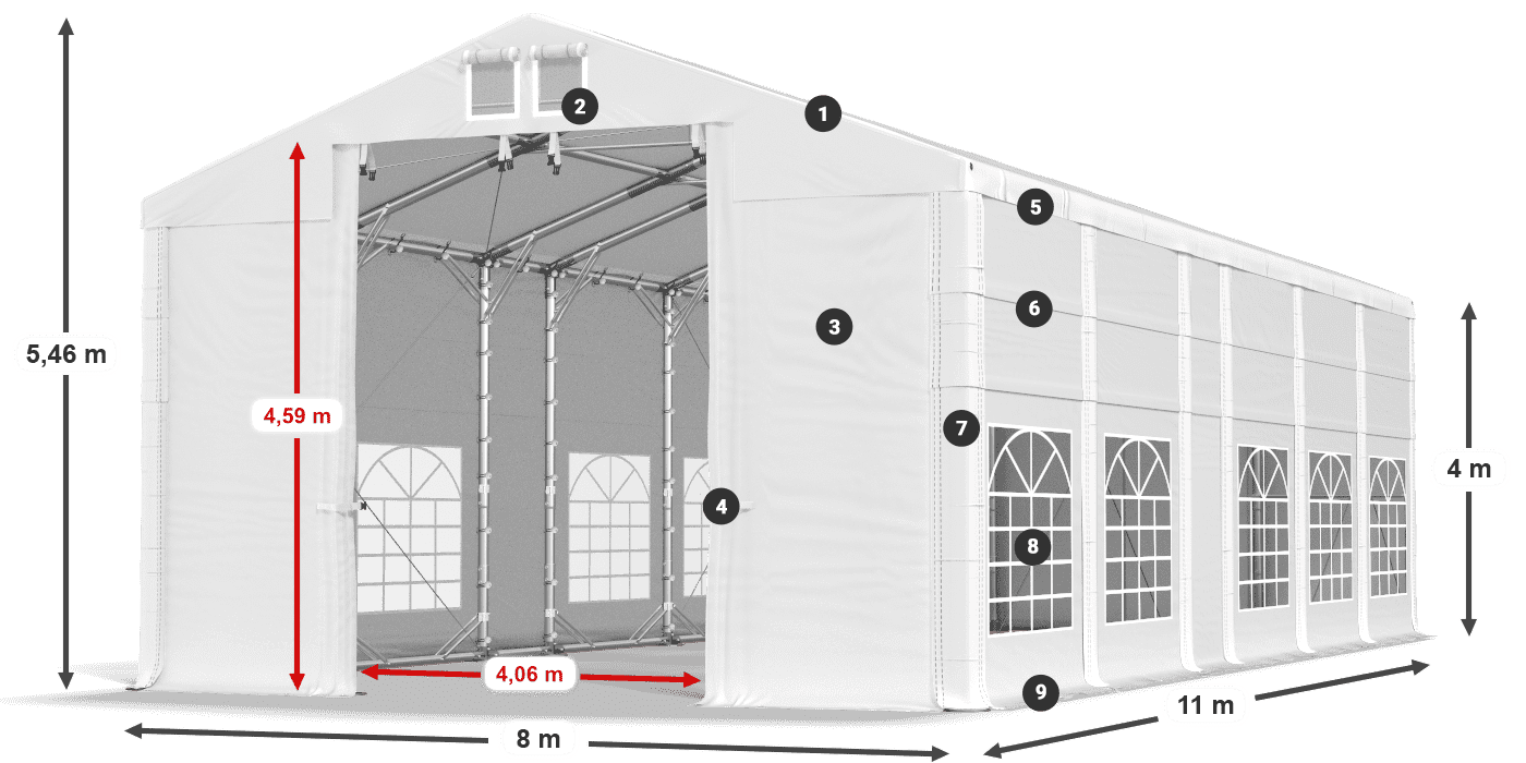 IFR 620 PVC legenda 4m