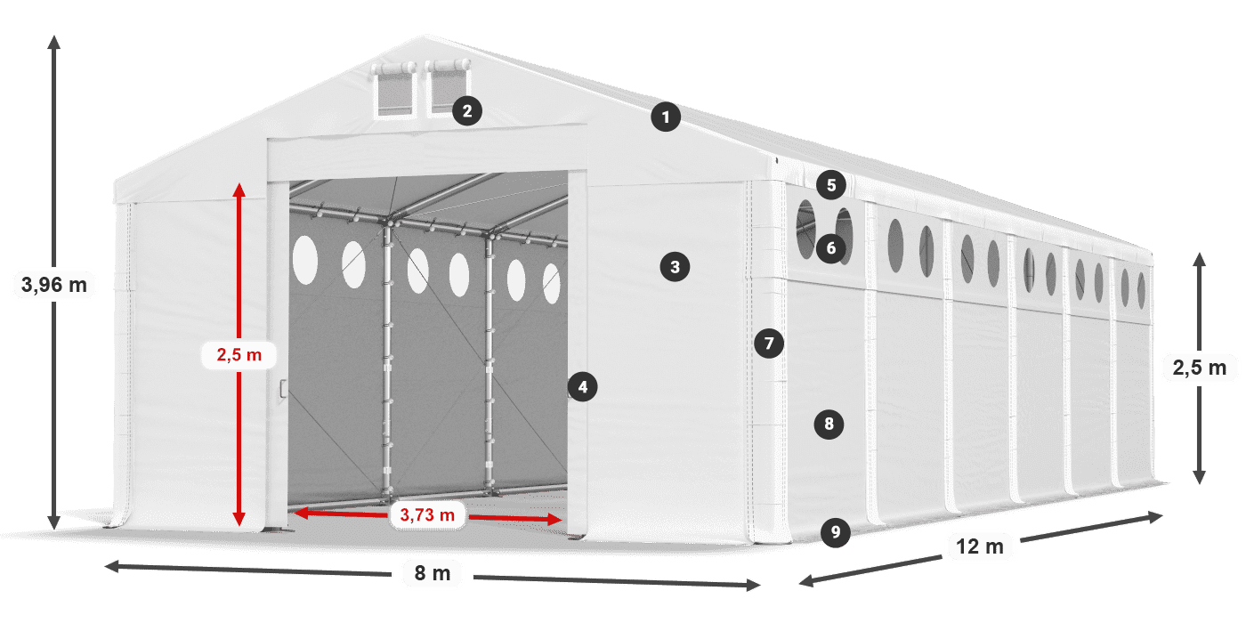 MFRO 620 PVC legenda 2,5 m