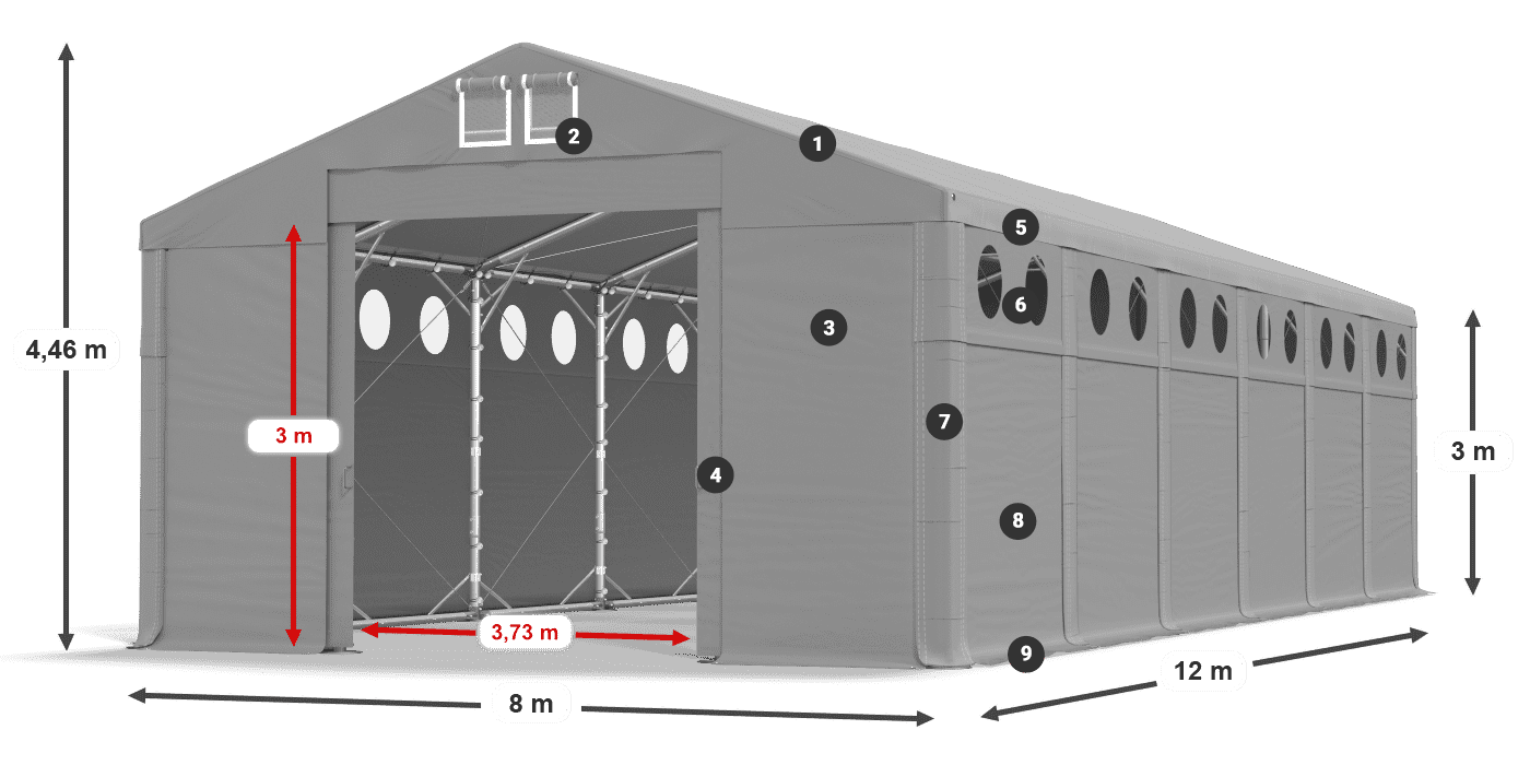 MFRO 620 PVC Legenda 3m