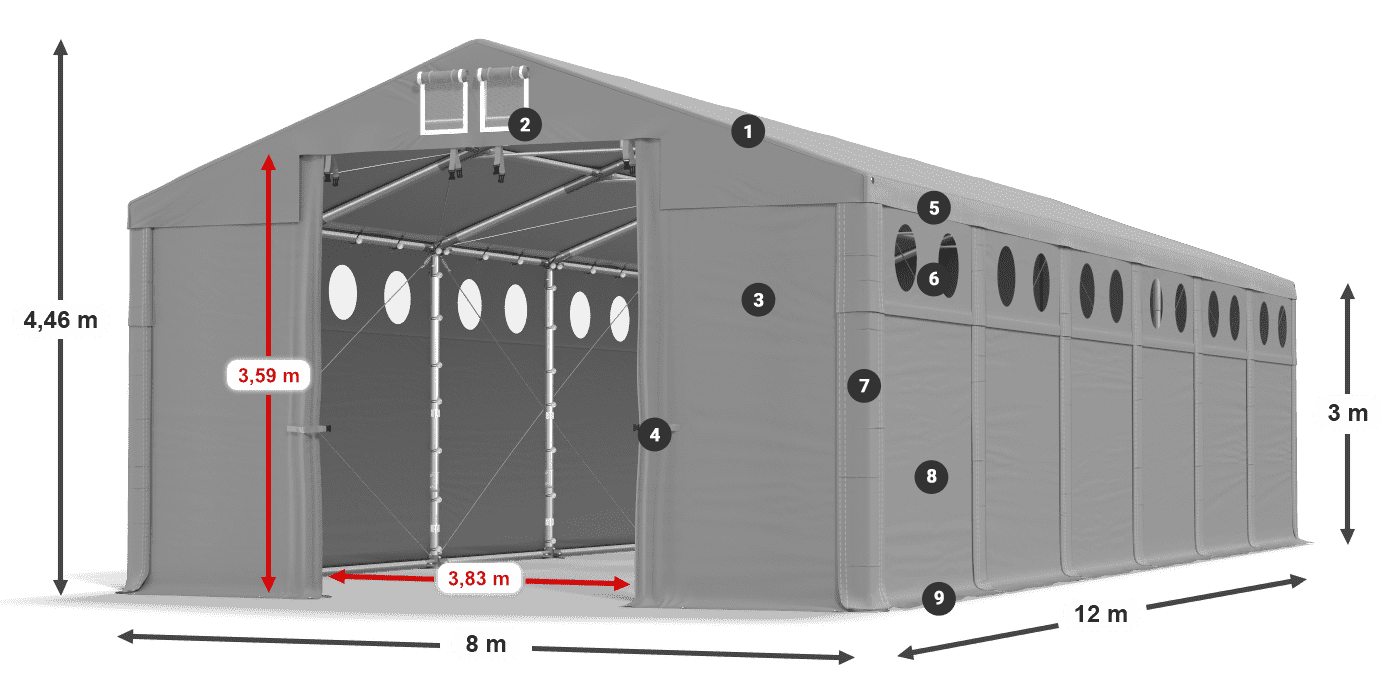 MFRO 620 PVC Legenda 3m