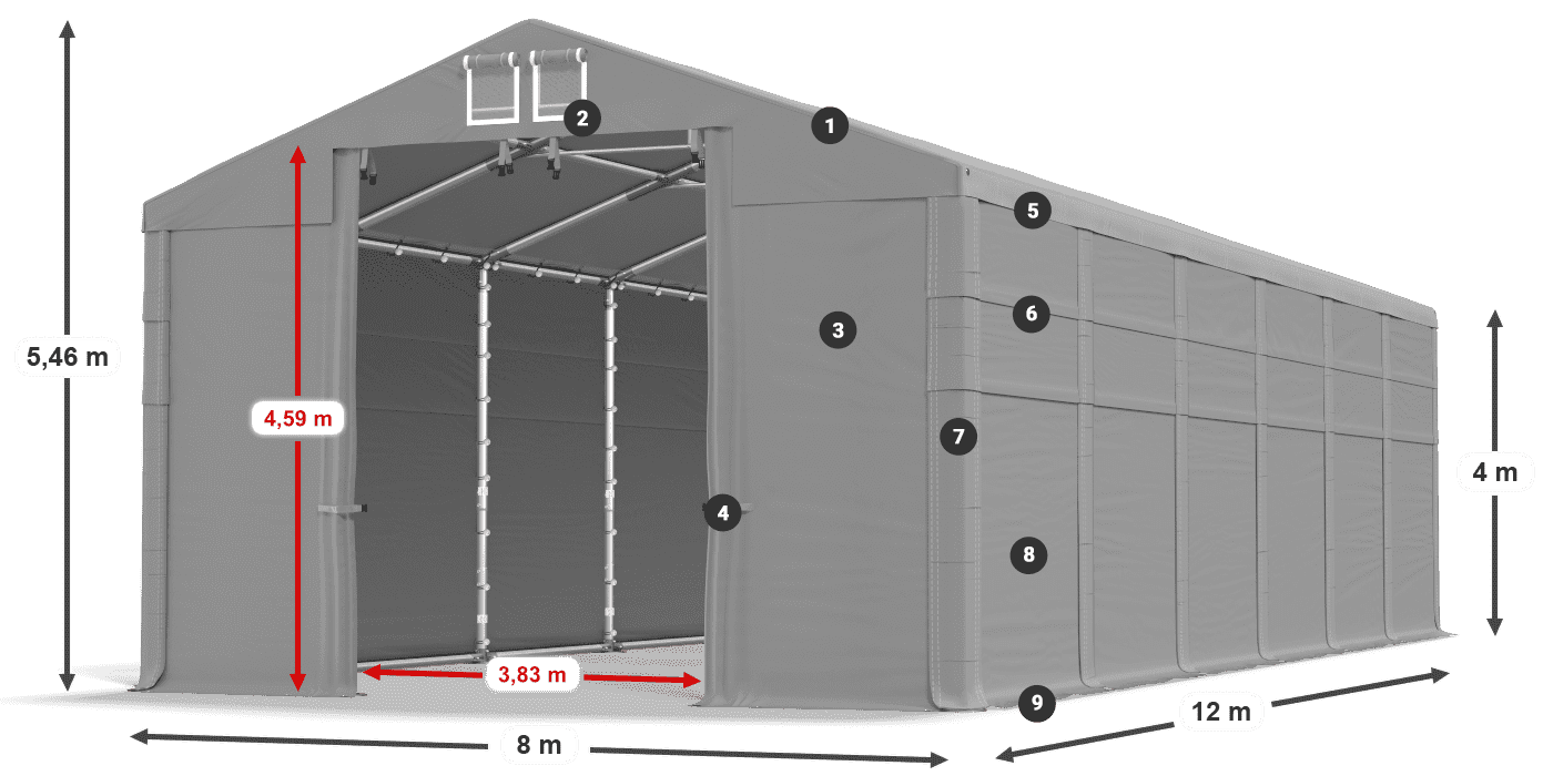 MFR 620 PVC legenda 4m