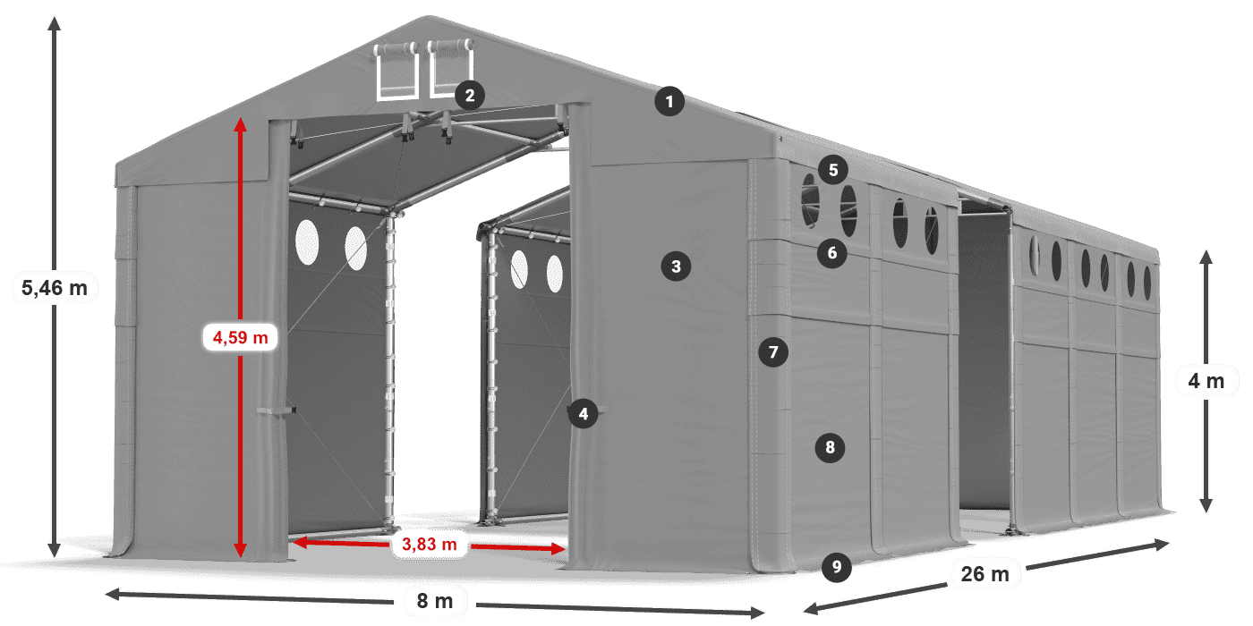 MFRO 620 PVC legenda 4m