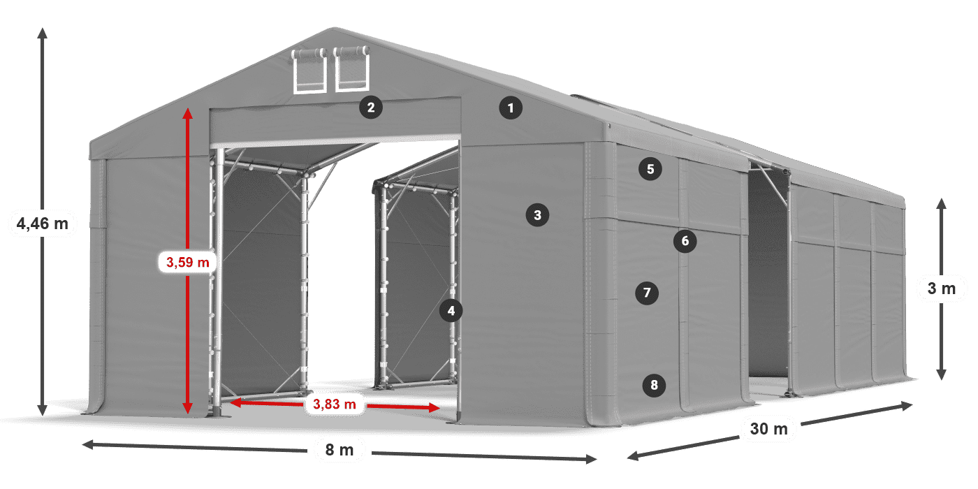 MFR 620 PVC Legenda 3m