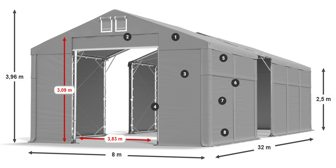 MFR 620 PVC legenda 2,5 m