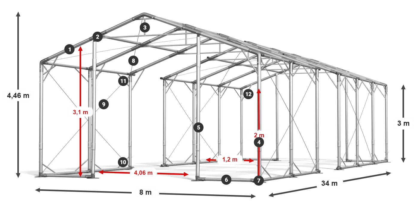POLAR legenda 2,5 m-4 m