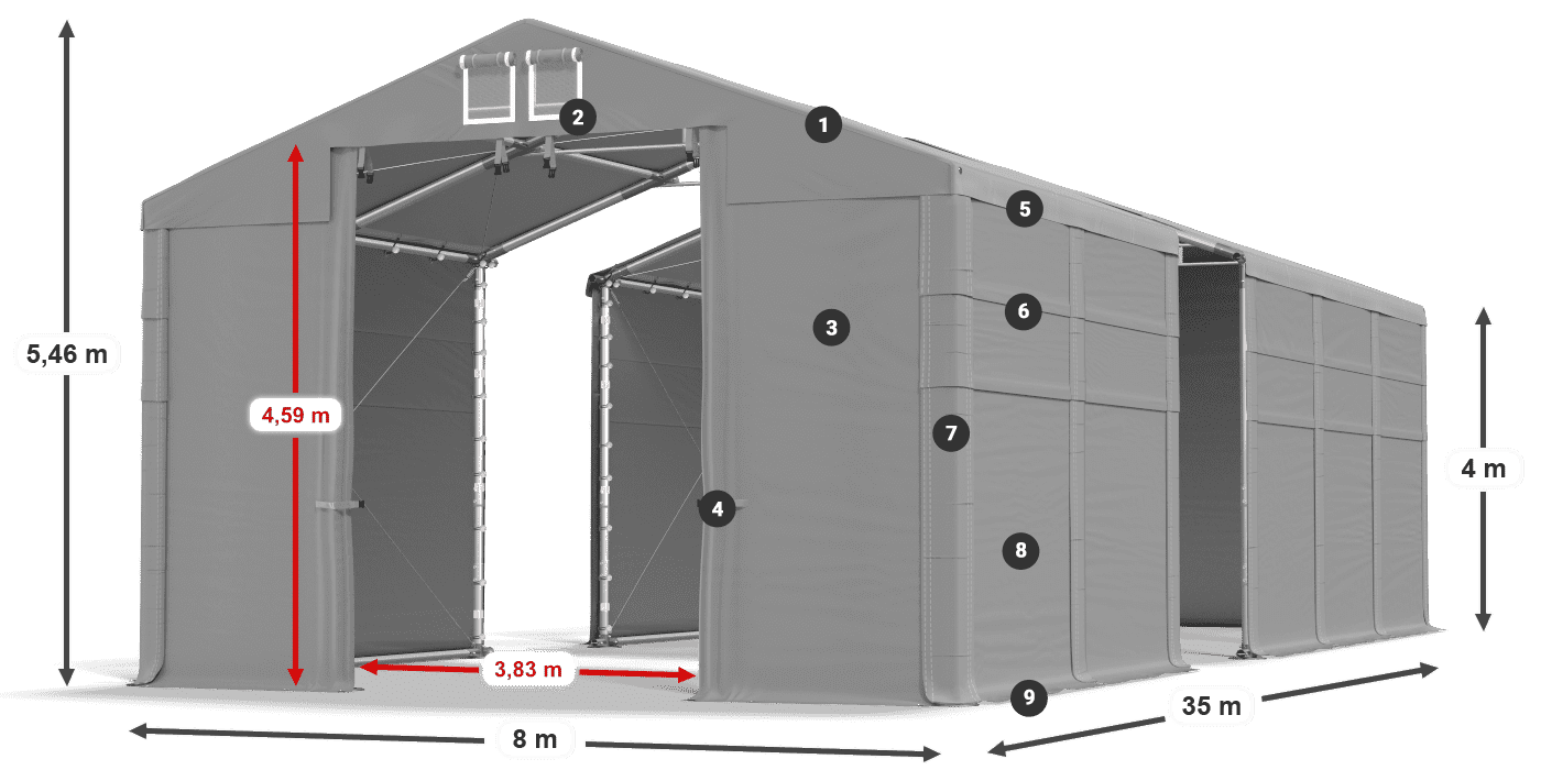MFR 620 PVC legenda 4m