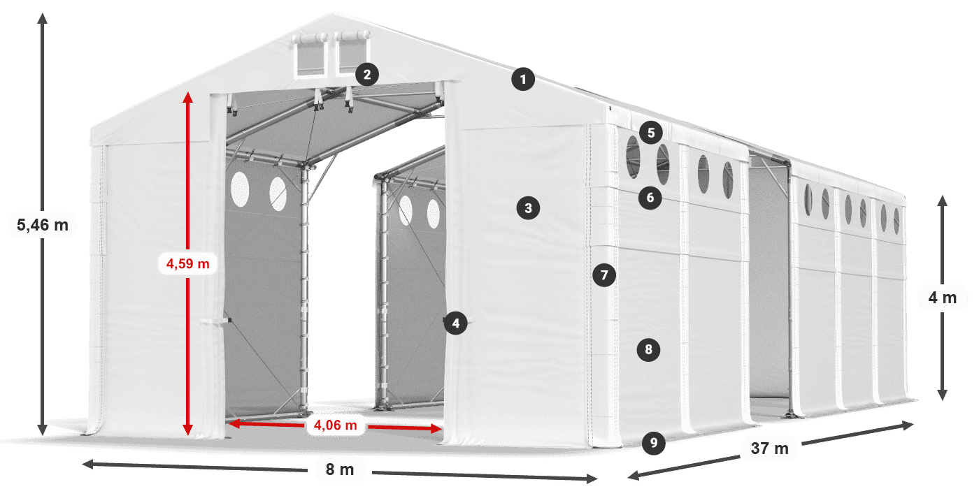 MFRO 620 PVC legenda 4m