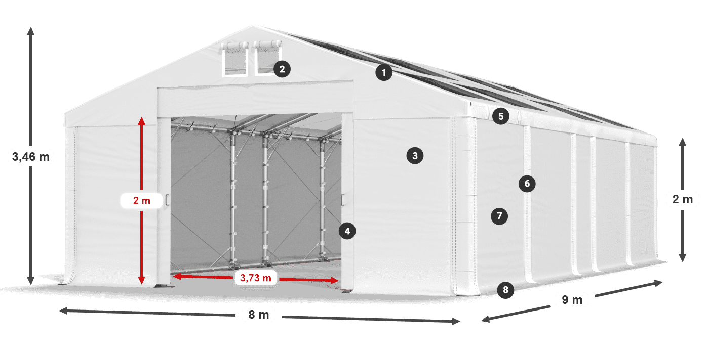 MMST 580 PVC Legenda 2m